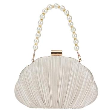 Imagem de DA BODAN Bolsa feminina fashion Jane cetim diamante clutch strass noite nupcial baile festa bolsa transversal bolsa de corrente, #2415-champanhe