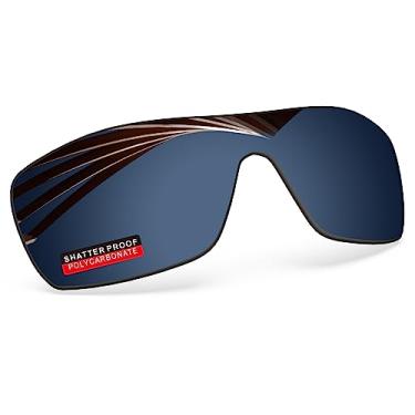 Imagem de iLikeo Lentes de reposição polarizadas de policarbonato PRO+ para óculos de sol Oakley Batwolf OO9101 - Irídio preto