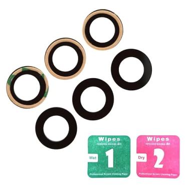 Imagem de 3 capas de vidro de substituição para câmera traseira traseira com adesivo para Apple iPhone 6 Plus 5,5" e iPhone 6S Plus 5,5"