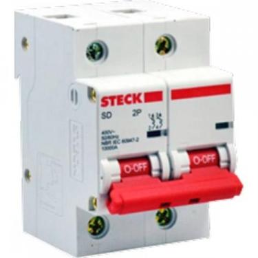 Imagem de Disjuntor Steck Din Bipolar 80A Sd2 C Sdd2C80
