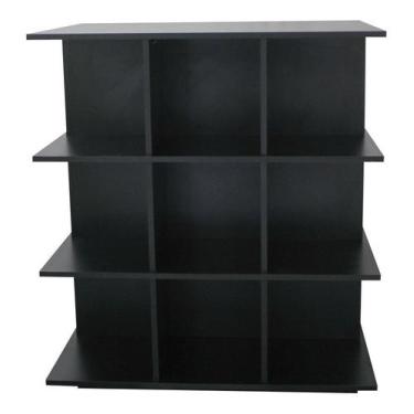 Imagem de Balcão Central Com Nichos Para Loja Comércio Modular Preto Cód.206 - K