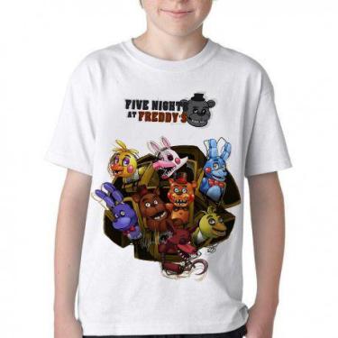 Imagem de Camiseta Infantil ou adulto  Five Nights at Freddy's Personagens Blusa