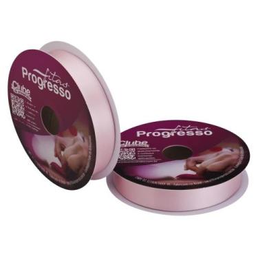Imagem de Fita de Cetim Progresso 22mm 50 Mts Rosa claro 206