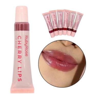 Imagem de Lip Balm Cherry Lips COR CL50  Ruby Rose Cód HBL65035 - Linha rosa Rub