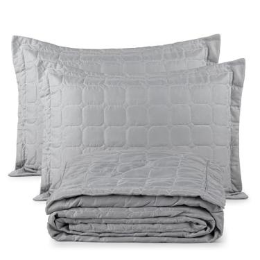 Imagem de Kit Cobre Leito Berlim Com Porta 3 Peças Queen Matelado Com Forro (Cinza)