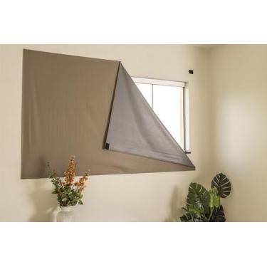 Imagem de Cortina Blackout De Painel Com Fecho Auto Contato 1,75x1,35 - Feffo Co