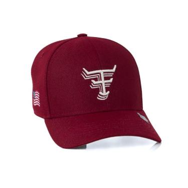 Imagem de Bone Texas Farm - New Texas - Tf690 - Vermelho Bordo/ Bege Único-Unissex