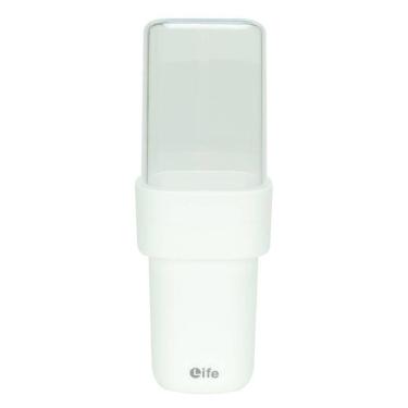 Imagem de Porta Escova De Dente Com Tampa Acrílico Transparente