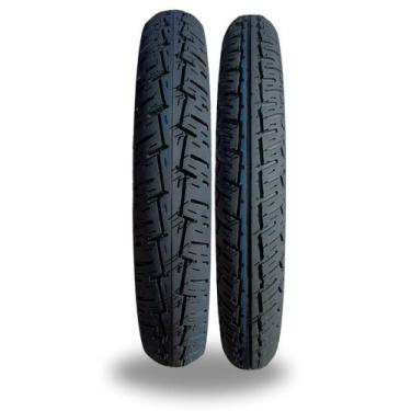 Imagem de Start, YBR, CG 125, 150, Fan, Titan - 2 Pneu Aro 18 - BLACK TYRES