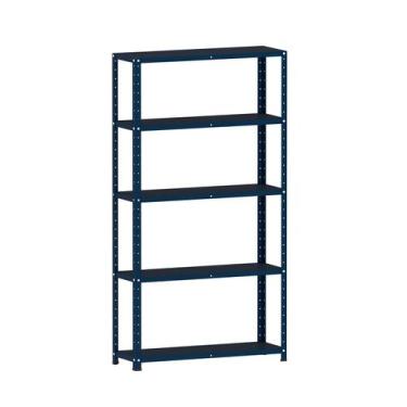 Imagem de Estante de aço 175x92x30 5 prat. pandin - azul del rey