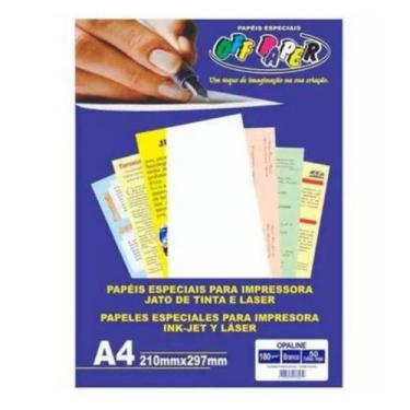 Imagem de Papel Especial Opaline Branco A4 180g 50 Fls - Off Paper