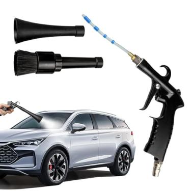 Imagem de Soprador de ar do carro, soprador de secagem de carros | O kit de máquina de lavagem seco de liga de alumínio funciona com compressor de ar - Limpeza de carro Supplência de interiores Detalhando o sop