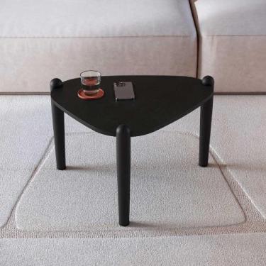 Imagem de Mesa de Centro Orgânica 55,4cm com Pés em Madeira Maciça - Artesano SE