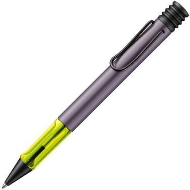 Imagem de Lamy AL-star beringela - Caneta esferográfica com aderência transparente e ergonômica e largura da linha M - corpo de alumínio leve - incluindo recarga de grande capacidade M 40,6 cm preta