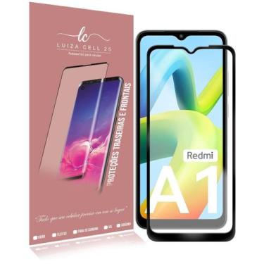 Imagem de Película De Vidro 3d Compativel Redmi A1 6.52 Preta Cobre A 100% - Lui