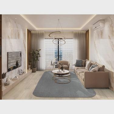 Imagem de Tapete 200x300cm Elegant Organico Cantos Cinza