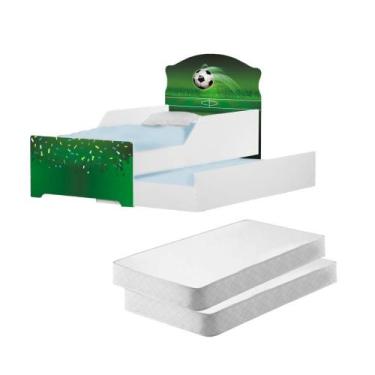 Imagem de Bicama Infantil Uly Copa Futebol com Colchão - CasaH