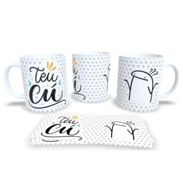 Imagem de Caneca de Porcelana Personalizada Com Frases Engraçadas, Divertidas e Deboche (Teu cu)
