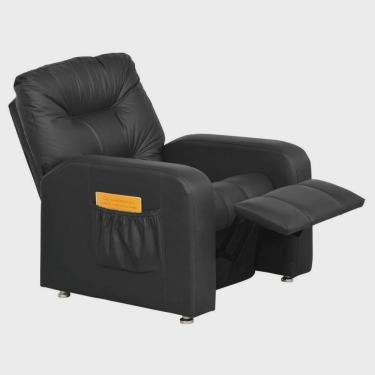 Imagem de Poltrona Matrix Reclinável Azera - Preto corino