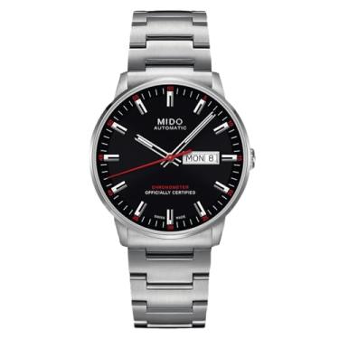 Imagem de Mido Watch Relógio masculino preto comandante cronômetro automático Mido calibre 80 (Base ETA C07.821) COSC, Preto