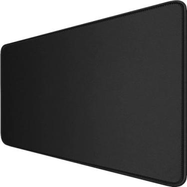 Imagem de Mouse pad grande estendido para jogos com bordas costuradas, 47,3 x 59,9 cm, base de borracha natural antiderrapante durável, tapete de teclado de computador à prova d'água para profissionais de