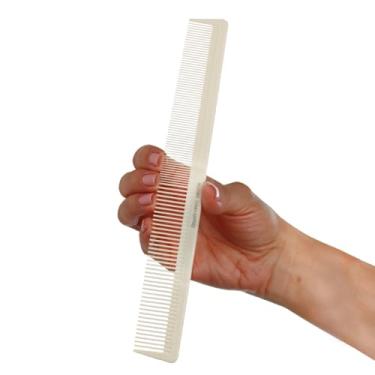 Imagem de Allegro Combs Expert – Barbeiro profissional para corte de cabelo, estilo de barba e aparador de dentes largos e finos sobre pente 1 peça (pente de barbeiro 8,5 polegadas nº 85)