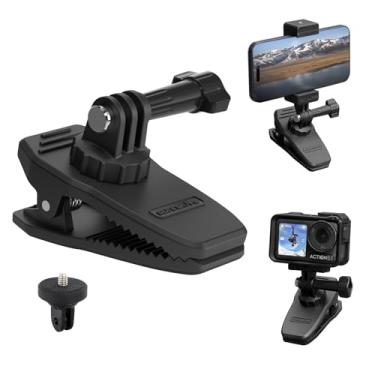 Imagem de LIBOQIAO Suporte magnético de rotação de 360° ímã externo da câmera suporte de telefone para bolso 3 câmeras de ação Insta360 GoPro Series acessórios