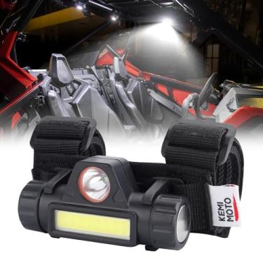 Imagem de kemimoto UTV Dome Light Roll Bar Cage Mount Luzes Interiores Compatível com Polaris RZR Can Am Talon Kawasaki Carrinho de Golfe Barco Off-Road Work para Barra de Rolo de 3,17 cm a 5 cm ou Ferro (1 pacote)