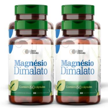 Imagem de Magnésio Dimalato - 1g com 60 cáps - 4 potes