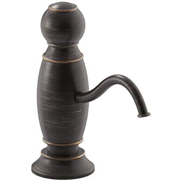 Imagem de Kohler Dispensador de sabonete/loção K-1994-2BZ com design tradicional, bronze polido a óleo