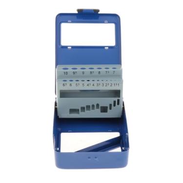 Imagem de Generic Twist Drill Brill Index Case Twist Drill Solter fácil de usar o organizador de caixa de armazenamento resistente para carpintaria, metalworking, 15cmx11cmx37cm