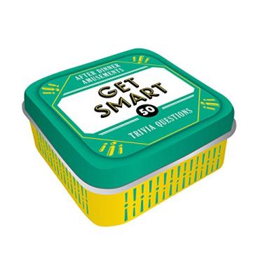 Imagem de After Dinner Amusements: Get Smart: 50 Trivia Questions (Family Friendly Trivia Card Game, Portable Camping and Holiday Games)