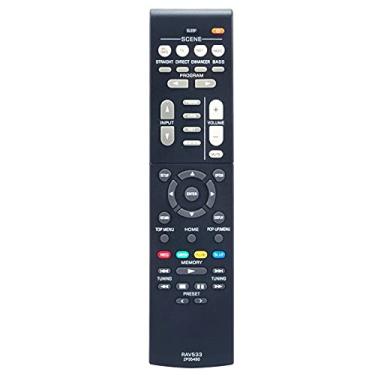 Imagem de Controle remoto de substituição RAV533 para receptor Yamaha AV RX-V579 RX-V479 YHT-3920 RX-V479BL YHT-5920 RX-V579BL YHT-3920UBL YHT-4930UBL YHT-5920UBYL HT-493 0 HTR-3072 YHT-3072