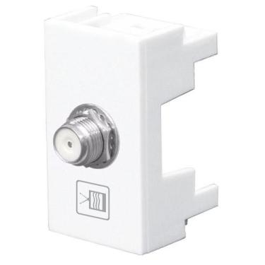 Imagem de Módulo Tomada para Antena de TV Coaxial de 75 ohms Modulare - 0109 - F