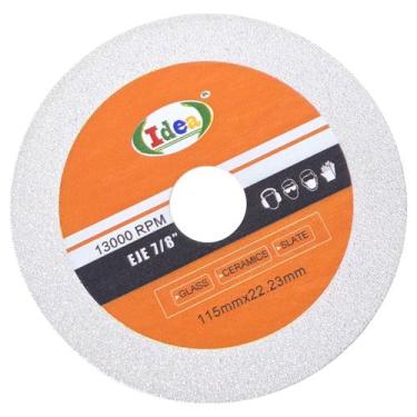 Imagem de Disco Corta Vidro Cerâmica Porcelanato 115mm Esmerilhadeira - IDEA+PRO