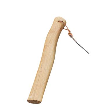 Imagem de Fenteer Cabo de machado, acabamento fino, confortável, cabo de machado de madeira, para jardinagem, reparo de rachaduras, ferramentas antigas, faça, 32x3.8x1.7cm