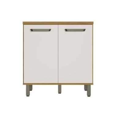 Imagem de Poliman - Balcão Criare 80cm com Tampo 2 Portas Poliman