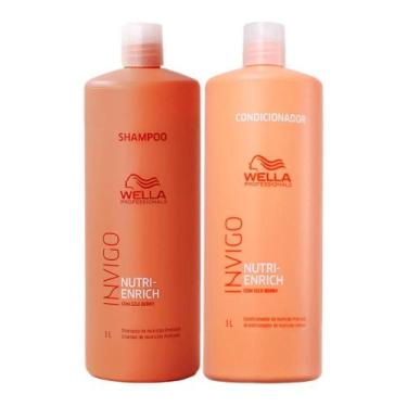 Imagem de Wella Invigo Nutri-Enrich Shampoo 1000ml e Condicionador 1000ml