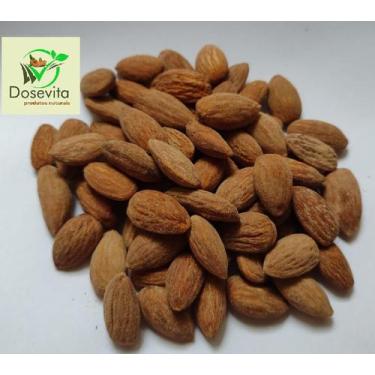 Imagem de Amêndoa torrada e salgada, com 500g. - Dosevita