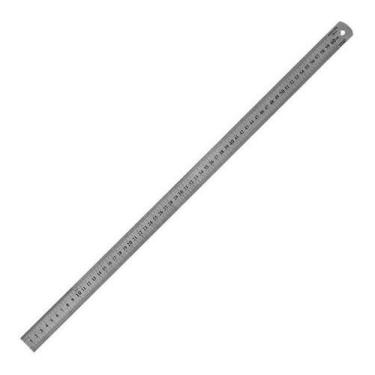 Imagem de Régua 60cm 24 Polegadas Aço Inox Projetista Profissional. - Evolvere