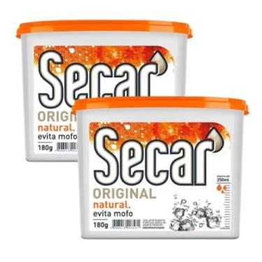 Imagem de Kir Com 2 Antimofo Secar 180g Desumidificador Evita Mofo Com Perfume Suave Armários Gavetas Closets Guarada Roupa Despensa (Natural)