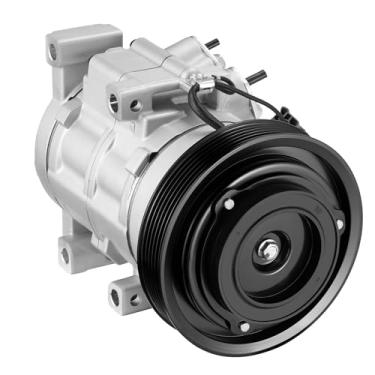 Imagem de SYKRSS Compressor A/C de ar condicionado 98122 com embreagem compatível com Mazda 3 Sport 2010-2013, 5 2012-2015, 2.3L 2.5L, HS18 Compressor