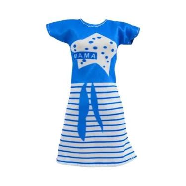Imagem de Conjunto De Roupas De Boneca Bjd De 30cm, Vestido Fofo De Menina, Maqu