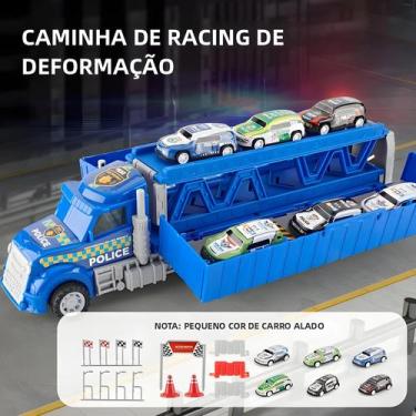 Imagem de Grande Brinquedo De Carro De Trem Dobrável Para Meninos, Armazenamento