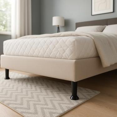 Imagem de Kit 7 Pés Torre Cama Box Queen Size King Baú Casal 13cm Reforçado