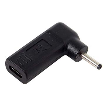 Imagem de Adaptador CY USB 3.1 Tipo C USB-C para DC 20 V 3.0 x 1,1 mm Gatilho emulador ângulo de 90 graus (3,0 x 1,1 mm)