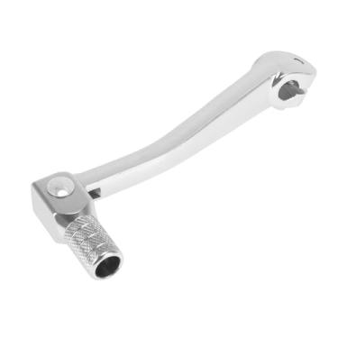 Imagem de Motoforti Alavanca de câmbio dobrável de motocicleta para Honda XR50 Alavanca de mudança de pedal de liga de alumínio Braço prateado