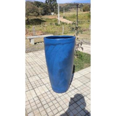 Imagem de Vaso De Planta Grande Cone Brilhante Luxo Decorativo XGG - Renovar Art