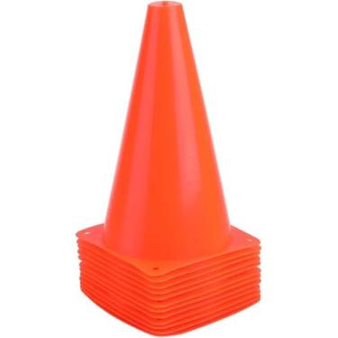 Imagem de Cone treino de 9 polegadas kit com 06 - Cones Sport Training - Futebol - Corrida
