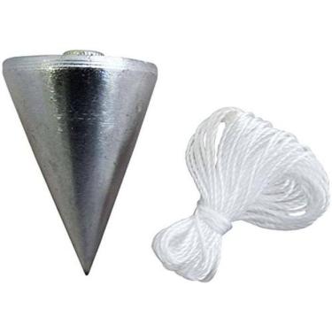 Imagem de Prumo De Centro 300 G Corpo De Aco Cordao 5 M